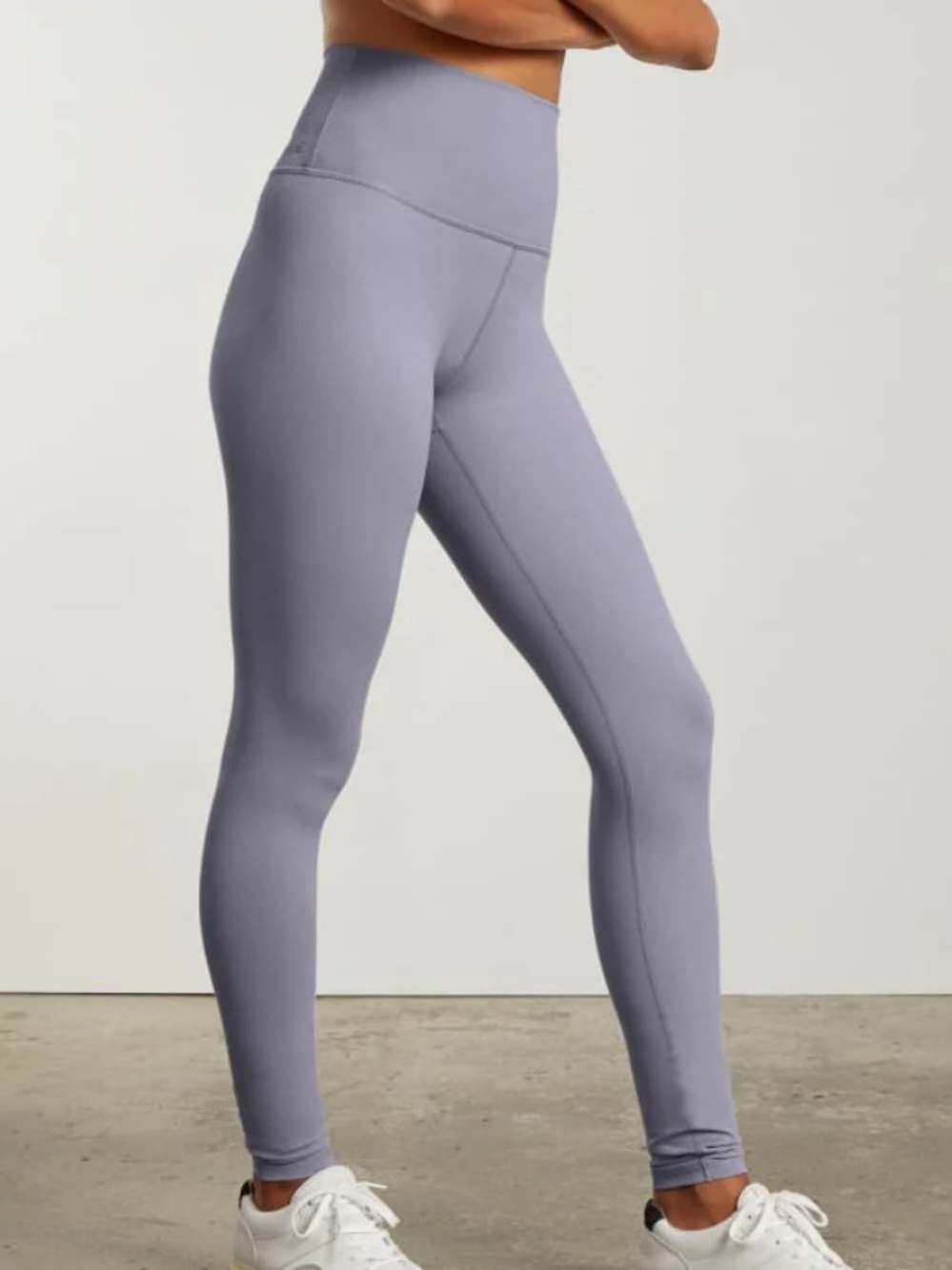 Everlane perform 24/7 ankle legging in lilac grey size small 25 inch inseam